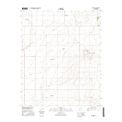 2017 Map of Twin Mesa, 2017 Print