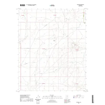 2020 Map of Twin Mesa, 2020 Print