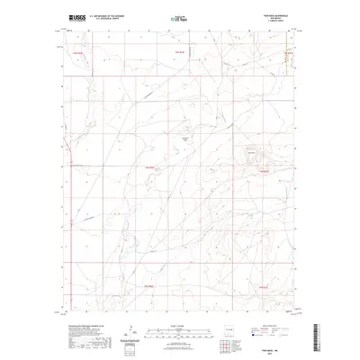 2023 Map of Twin Mesa, 2023 Print