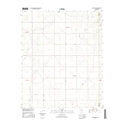 2017 Map of Twin Mesa NW, 2017 Print