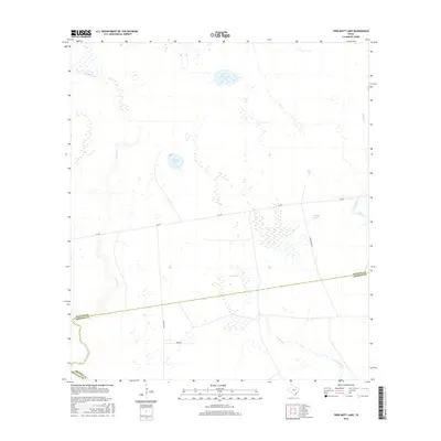 2016 Map of Twin Mott Lake, 2016 Print