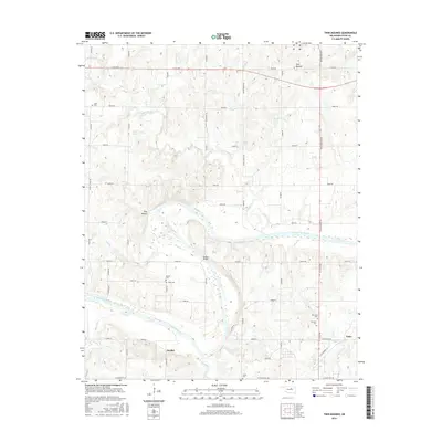 2016 Map of Twin Mounds, 2016 Print