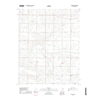 2018 Map of Twin Mounds, 2018 Print