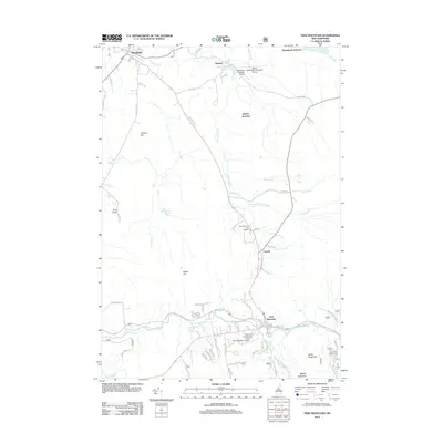 2012 Map of Twin Mountain, 2012 Print