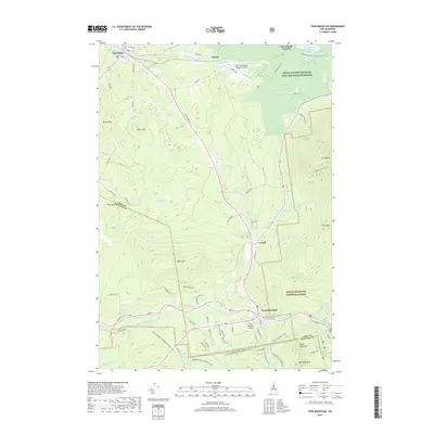 2018 Map of Twin Mountain, 2018 Print