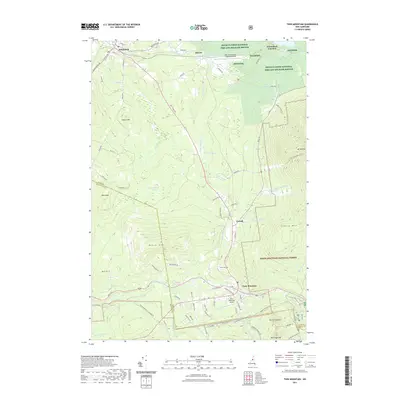 2021 Map of Twin Mountain, 2021 Print