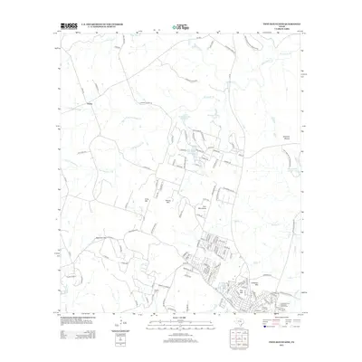 2012 Map of Twin Mountains, 2012 Print