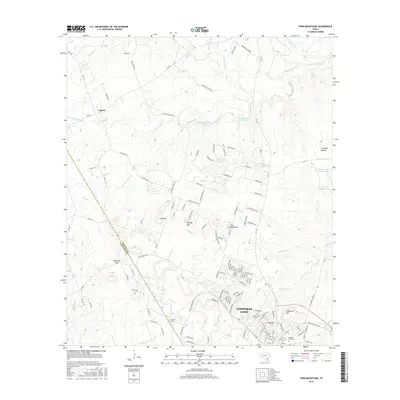 2016 Map of Twin Mountains, 2016 Print