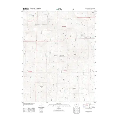 2013 Map of Twin Mountains, 2013 Print