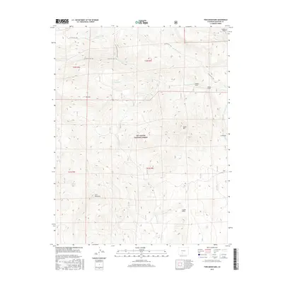 2016 Map of Twin Mountains, 2016 Print