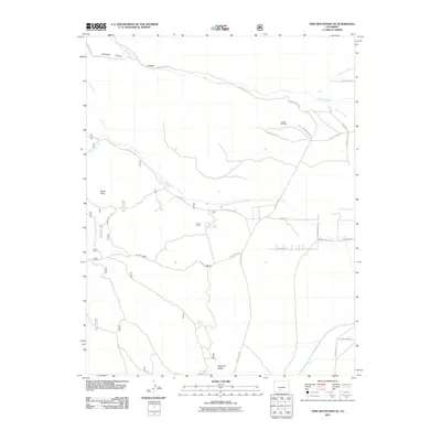 2011 Map of Twin Mountains SE, 2011 Print