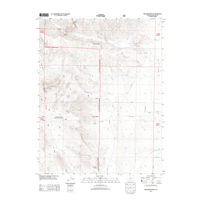 2013 Map of Twin Mountains SE, 2013 Print