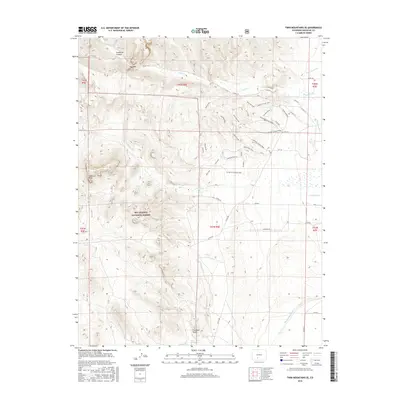2016 Map of Twin Mountains SE, 2016 Print