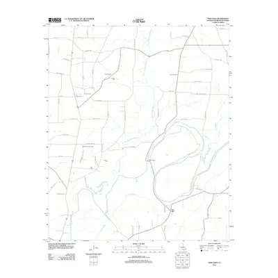 2012 Map of Twin Oaks, 2012 Print