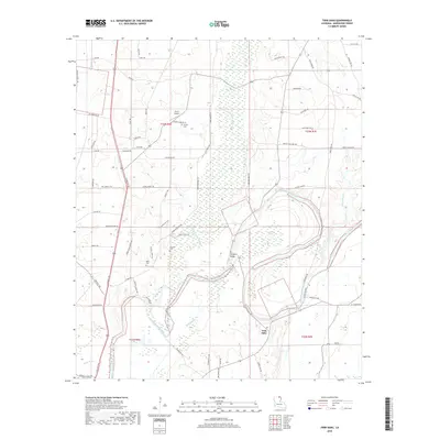 2018 Map of Twin Oaks, 2018 Print