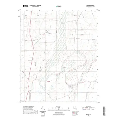 2020 Map of Twin Oaks, 2020 Print