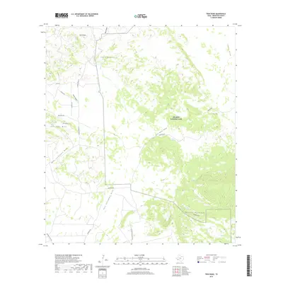 2019 Map of Twin Peaks, 2019 Print