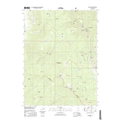 2017 Map of Twin Peaks, 2017 Print