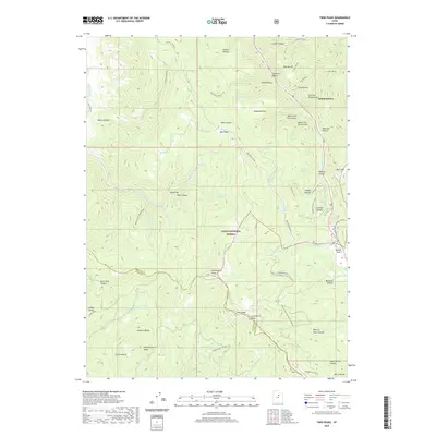2020 Map of Twin Peaks, 2020 Print