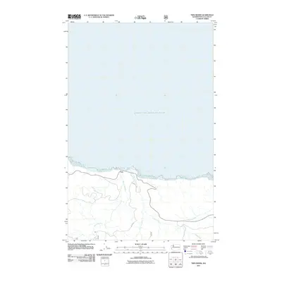 2011 Map of Twin Rivers, 2011 Print