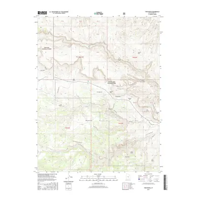 2017 Map of Twin Rocks, 2017 Print