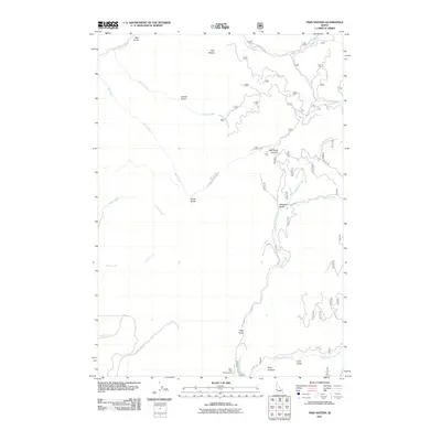 2011 Map of Twin Sisters, 2011 Print