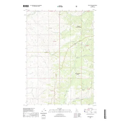 2020 Map of Twin Sisters, 2020 Print