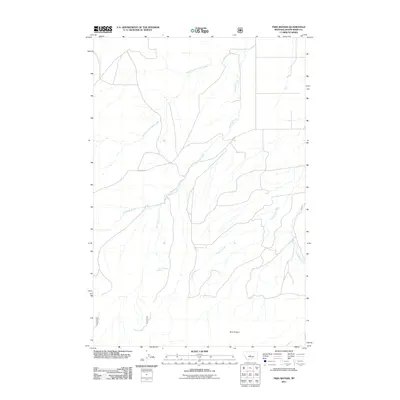 2011 Map of Twin Sisters, 2011 Print