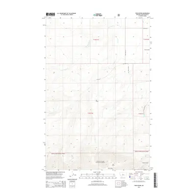 2014 Map of Twin Sisters, 2014 Print