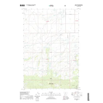 2020 Map of Twin Sisters, 2020 Print