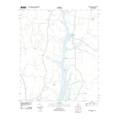 2011 Map of Twin Springs, 2011 Print