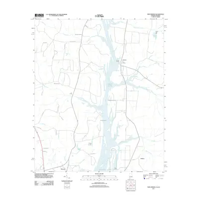 2011 Map of Twin Springs, 2011 Print