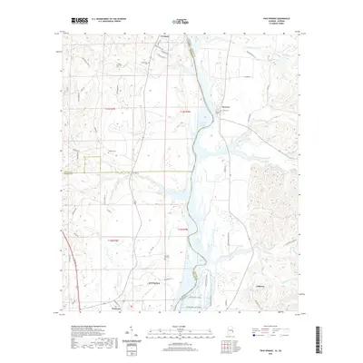 2020 Map of Twin Springs, 2020 Print