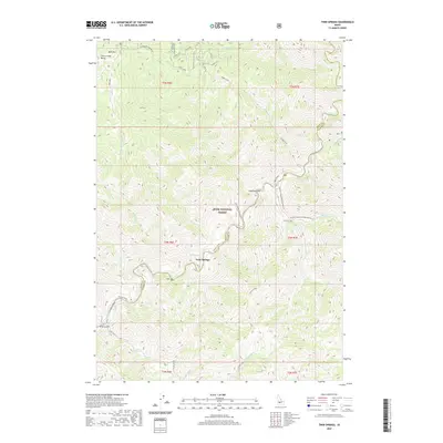 2020 Map of Twin Springs, 2020 Print
