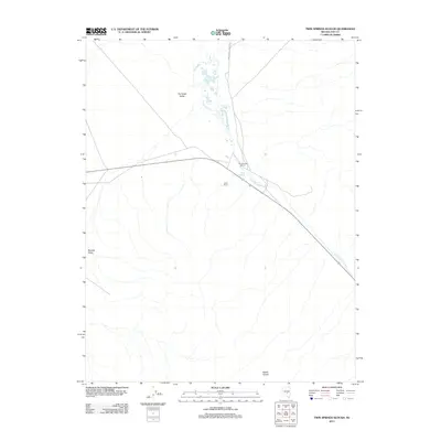 2012 Map of Twin Springs Slough, 2012 Print