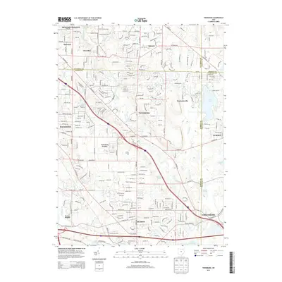 2013 Map of Twinsburg, 2013 Print