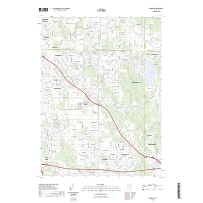 2023 Map of Twinsburg, 2023 Print