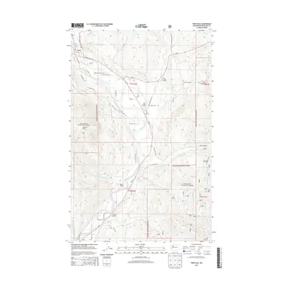 2014 Map of Twisp East, 2014 Print