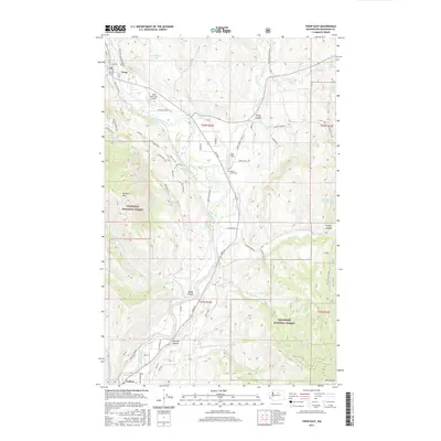 2017 Map of Twisp East, 2017 Print