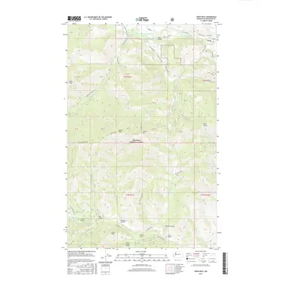 2017 Map of Twisp West, 2017 Print