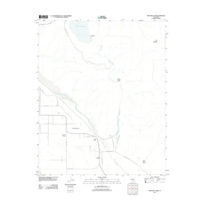 2012 Map of Twitchell Dam, 2012 Print