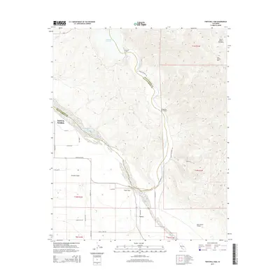 2015 Map of Twitchell Dam, 2015 Print