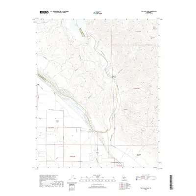 2018 Map of Twitchell Dam, 2018 Print