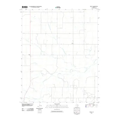 2010 Map of Twitty, 2010 Print