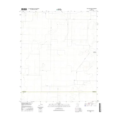 2016 Map of Two B Ranch NW, 2016 Print