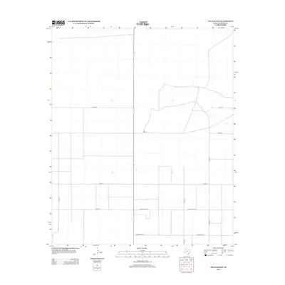 2012 Map of Two B Ranch, 2012 Print