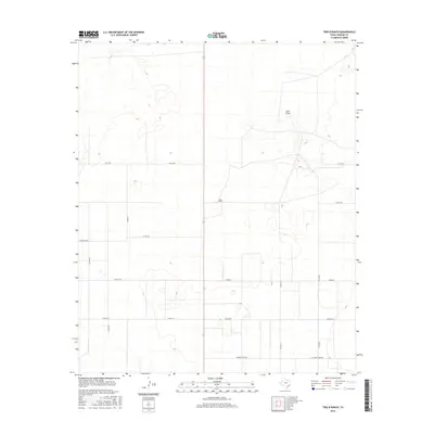 2016 Map of Two B Ranch, 2016 Print