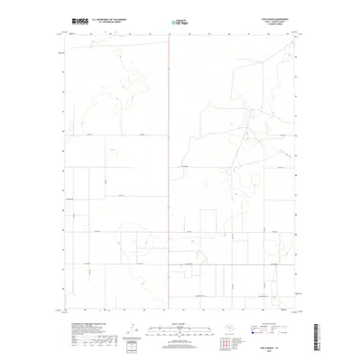 2019 Map of Two B Ranch, 2019 Print