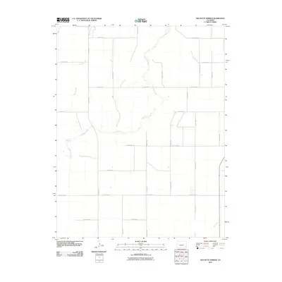 2010 Map of Two Butte Springs, 2010 Print