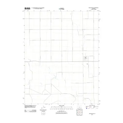 2010 Map of Two Buttes, 2010 Print